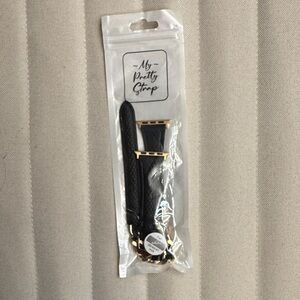 My Pretty Strap Elegant black and gold Apple Watch band 38/40/41mm